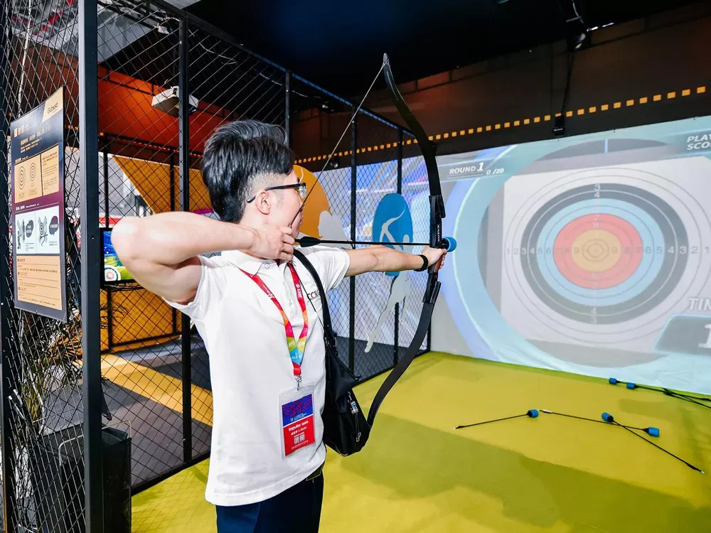 实体靶心射箭馆案例实拍3