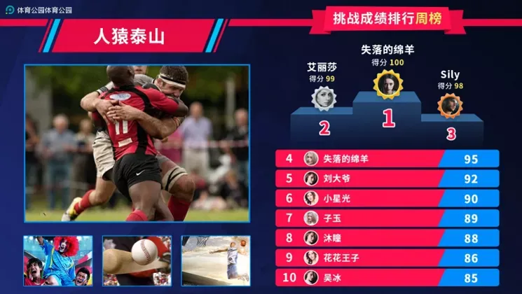 电子互动大屏足球成绩排行榜