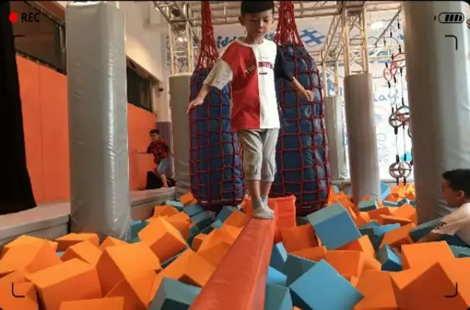 室内乐园体适能课程—平衡训练