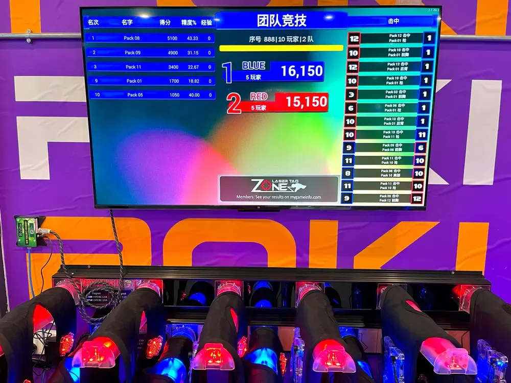 洛阳口袋屋运动梦工场真人激光CS枪战乐园案例实拍图