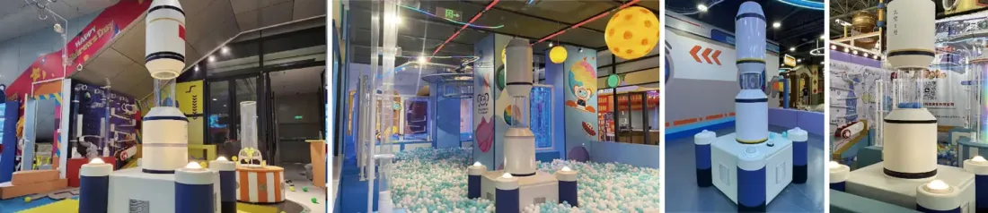 火箭装置球乐堡案例实拍图