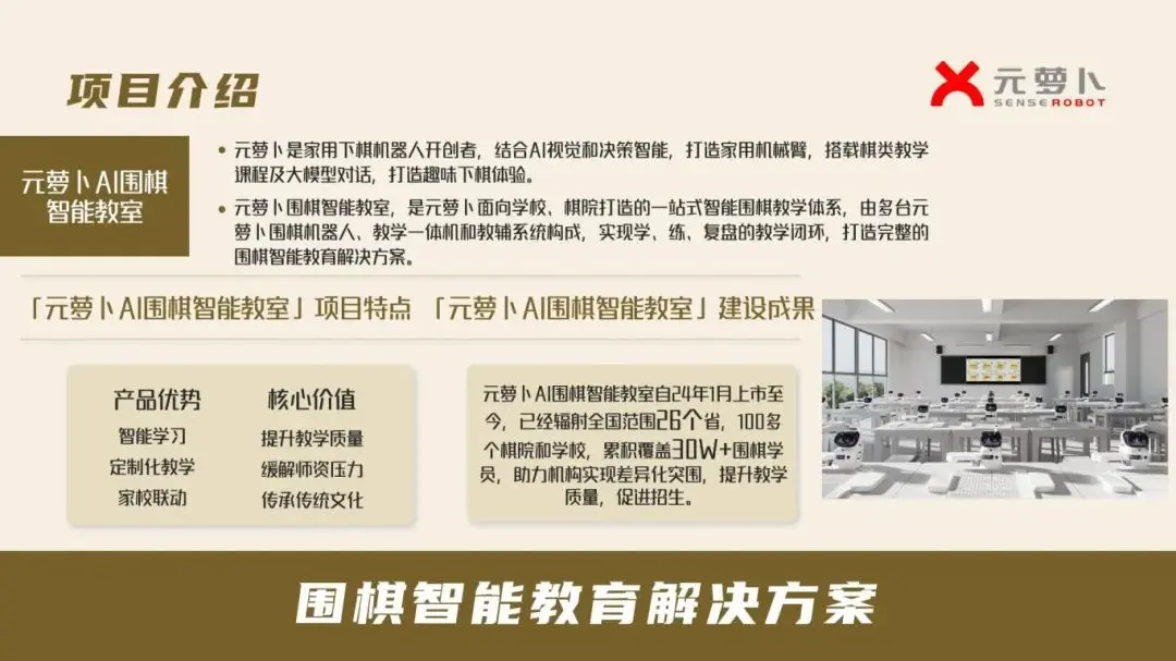元萝卜AI围棋智能教室项目案例
