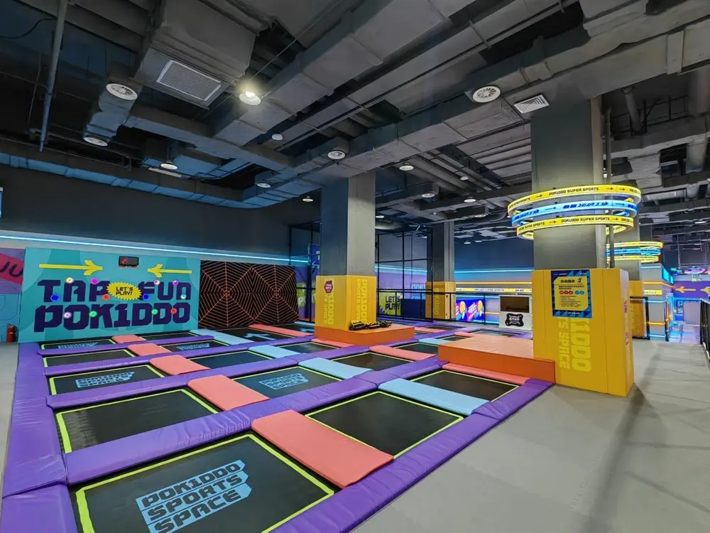 蜘蛛人、拍拍乐、灌篮和互动蹦床