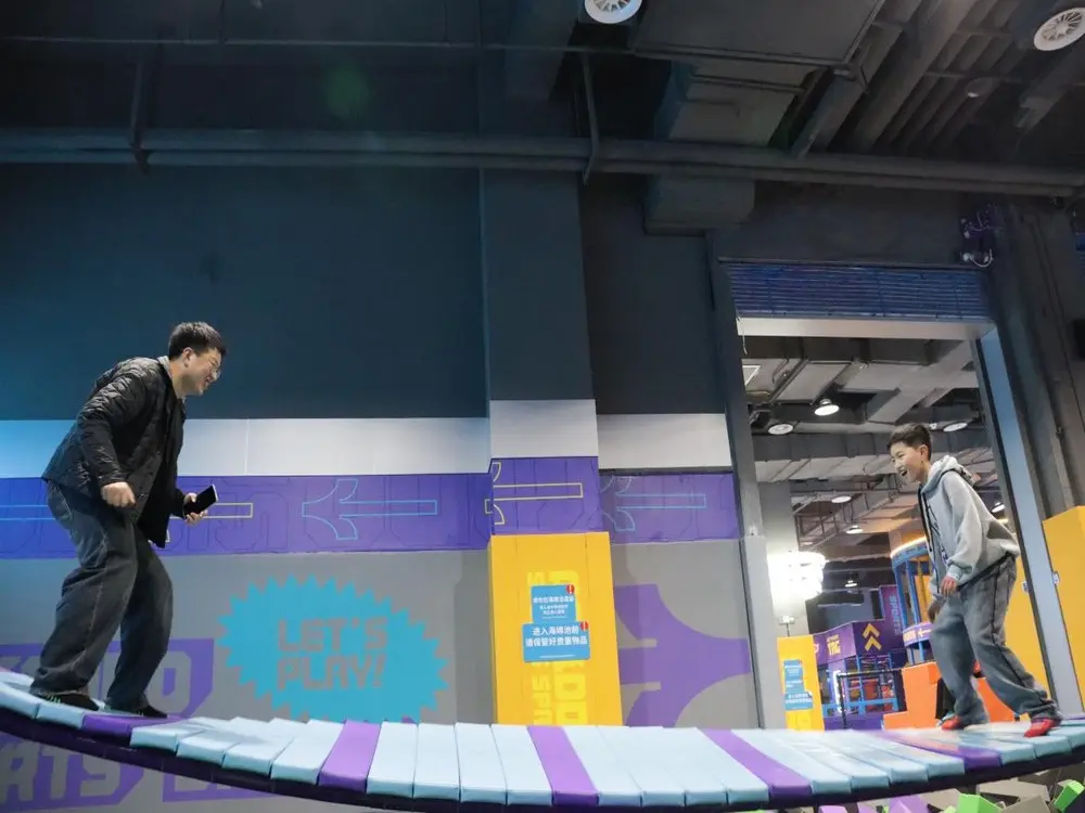 荡桥海绵池双人battle