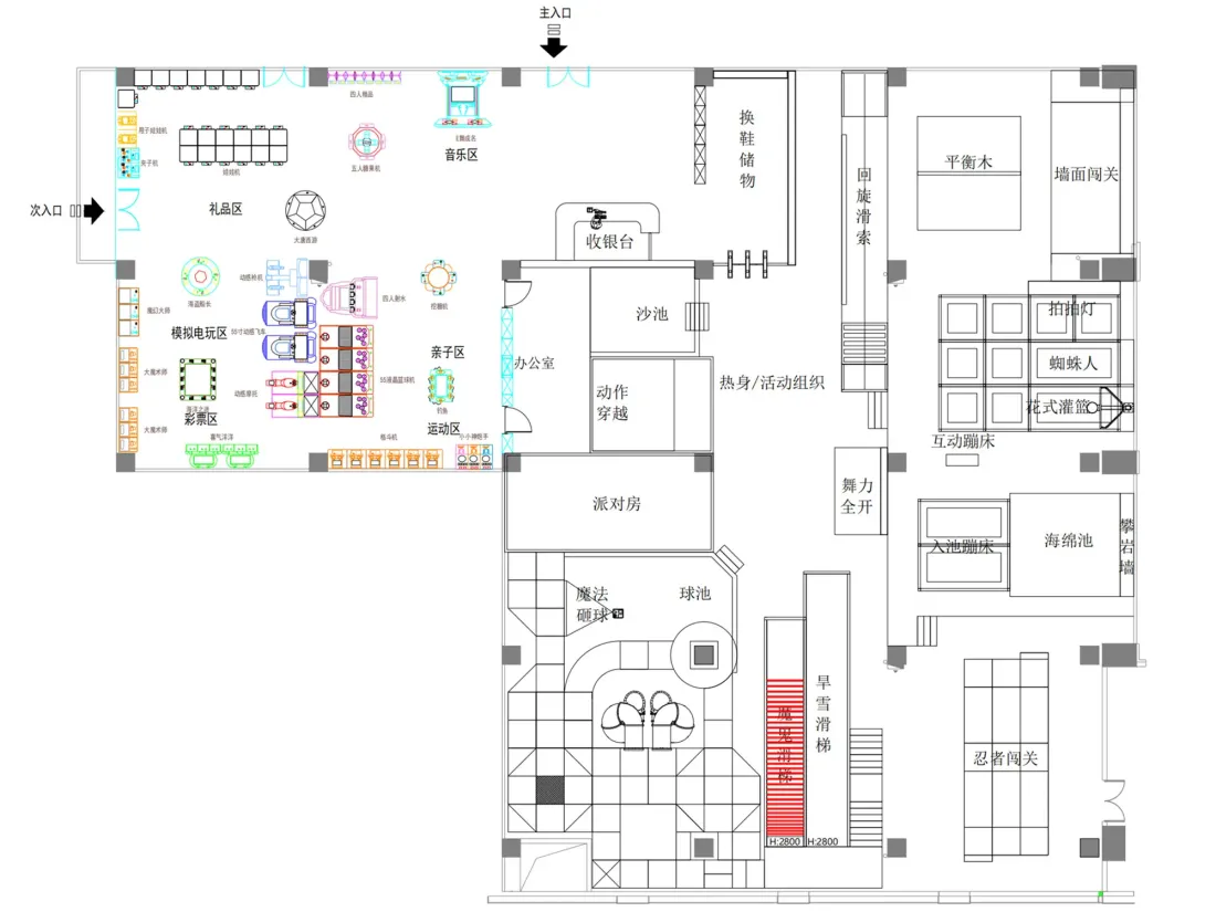 南昌口袋屋活力空间项目案例总平面规划图