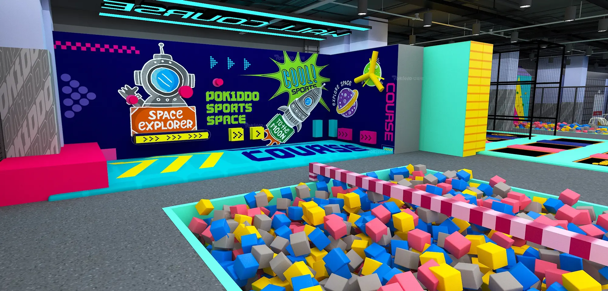 江西南昌口袋屋活力空间设计效果图1