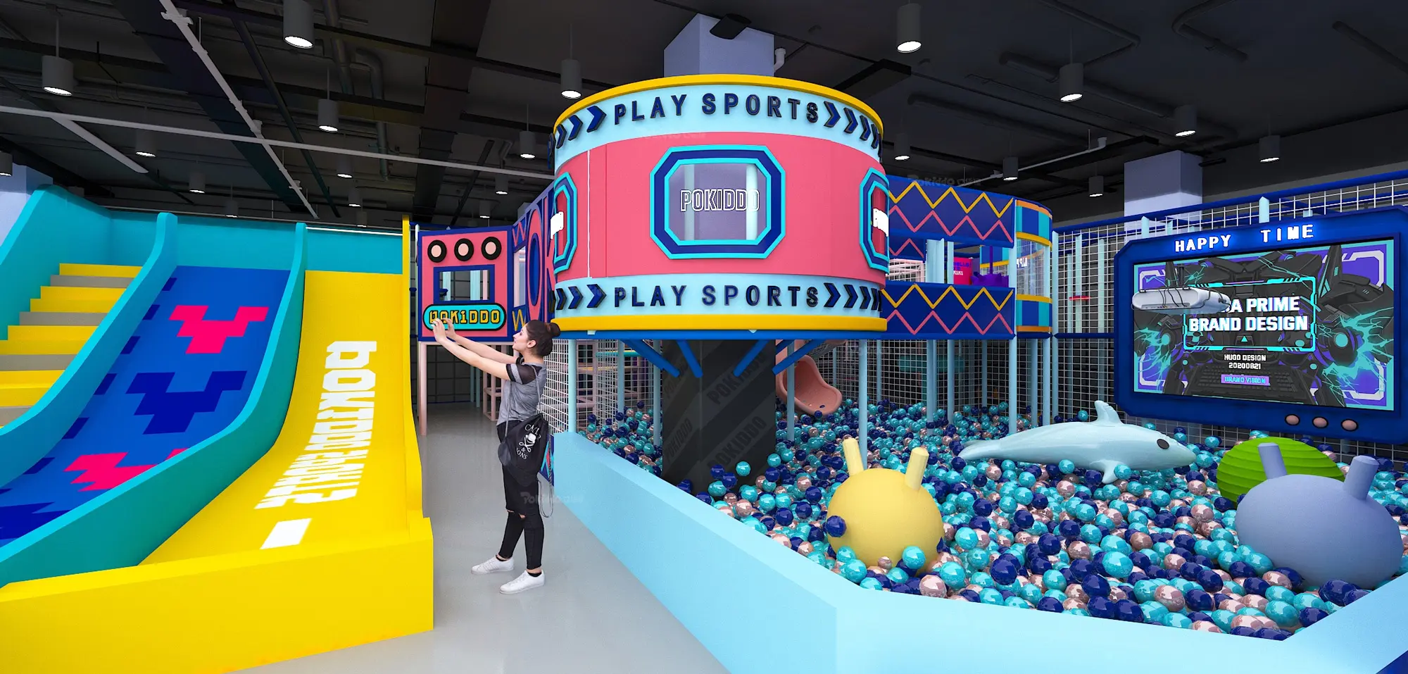 江西南昌口袋屋活力空间设计效果图9