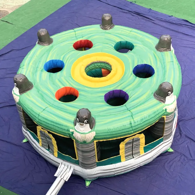 真人版打地鼠气模游乐设备