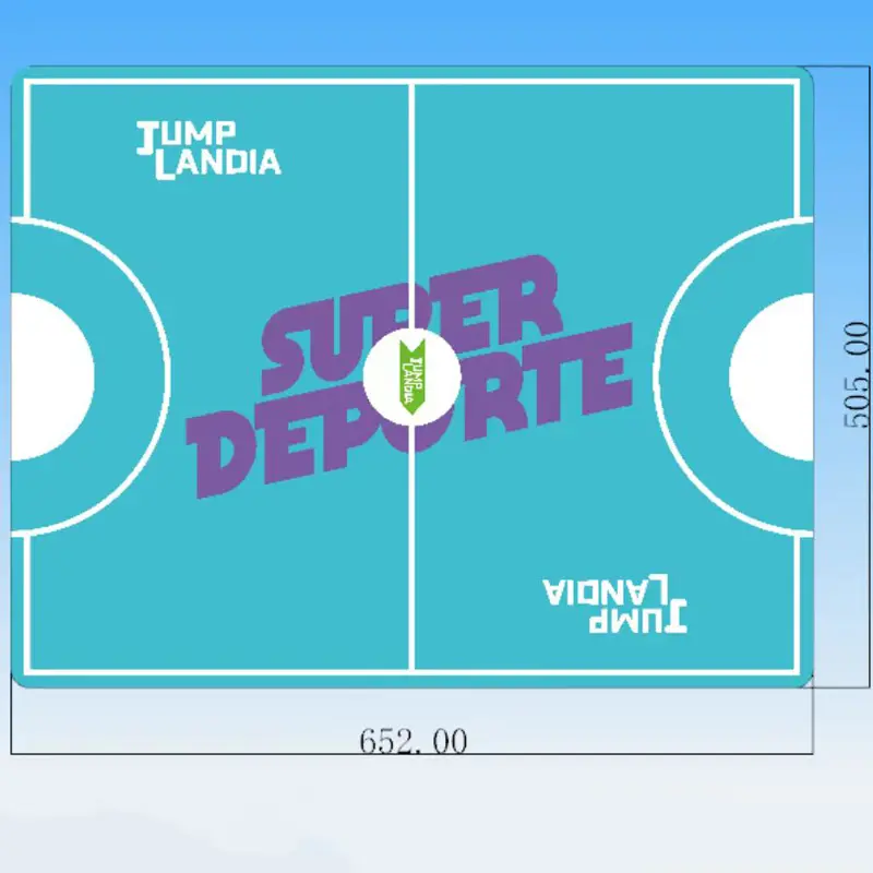 充气气模游乐设备-气垫足球